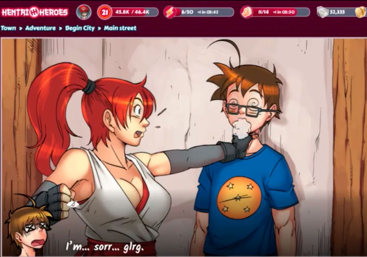 3 Hentai Heroes - Game play 4
