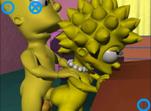 Simpsons 3D Sex - game play 3