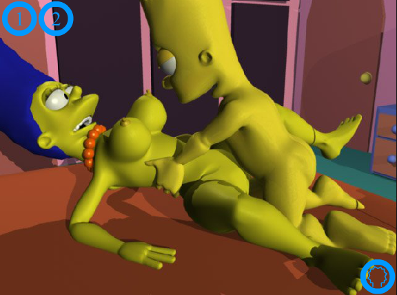 Simpsons 3D Sex - game play 5